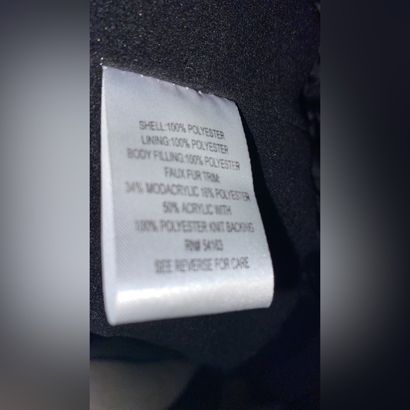 Calvin Klein Womens Black Quilted Faux Fur Puffer Vest Outerwear - Picture 10 of 16